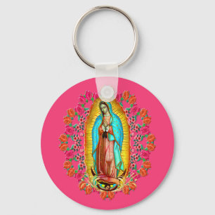 Porte-clés Notre Dame Guadalupe Vierge Marie Catholique Saint