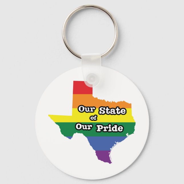 Porte-clés Notre état de notre fierté | Texas (Recto)