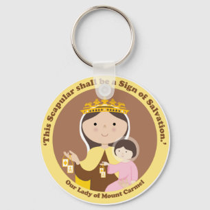 Porte-clés Notre Madame du mont Carmel