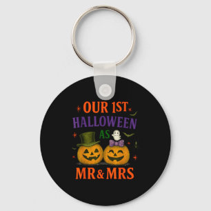 Porte-clés Notre Premier Halloween En Tant Que Monsieur Et Ma