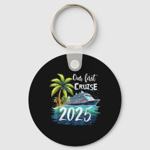 Porte-clés Notre première croisière 2025 ensemble voyage en f