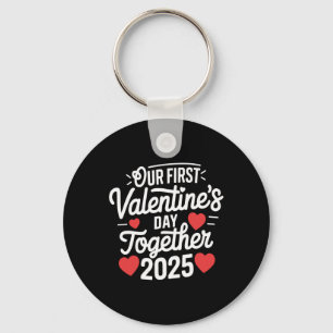 Porte-clés Notre première Saint Valentin Ensemble Saint Valen