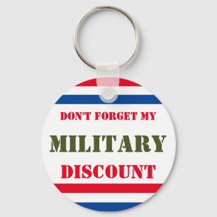 PORTE-CLÉS N'OUBLIEZ PAS MA REMISE MILITAIRE
