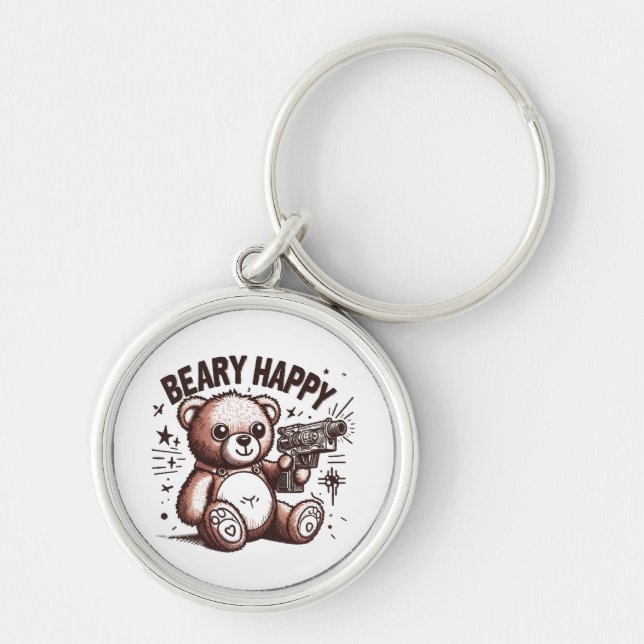 Porte-clés Nounours Beary Happy (Devant)