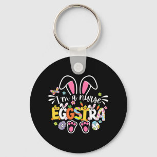 Porte-clés Nourriture de Pâques mignonne Eggstra Équipes Médi