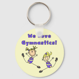 Porte-clés Nous aimons les Tshirts et les cadeaux de gymnasti