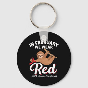 Porte-clés Nous Allons Rouge Hanging Sloth Porter Rouge Pour 
