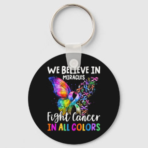 Porte-clés Nous croyons aux miracles Luttons contre le cancer