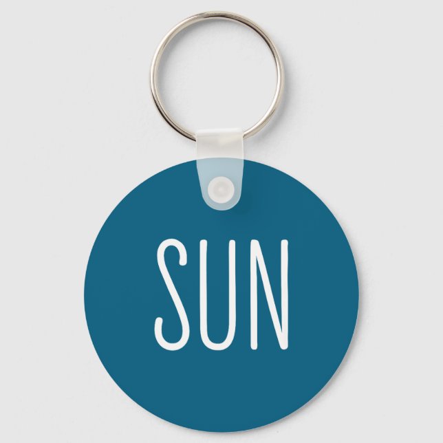Porte-clés Nous Éclipse Solaire Soleil Couples (Recto)