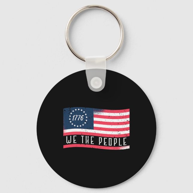 Porte-clés Nous, le Jour de l'Indépendance du Peuple 4 juille (Recto)