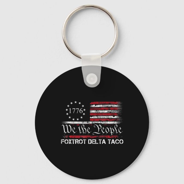 Porte-clés Nous Le Peuple Taco Foxtrot Delta Taco 1  (Recto)