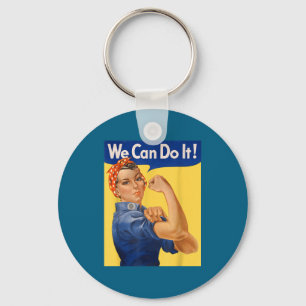 Porte-clés Nous Les Pouvons Rosie Riveter Féministe