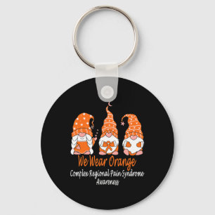 Porte-clés Nous Portons L'Orange Pour Le Syndrome De Douleur