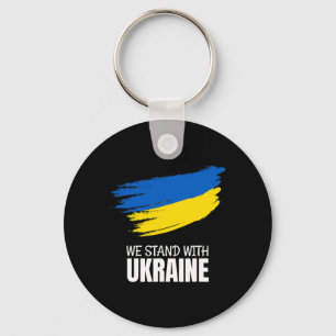 Porte-clés Nous sommes avec l'Ukraine - Sauver l'Ukraine - Ar