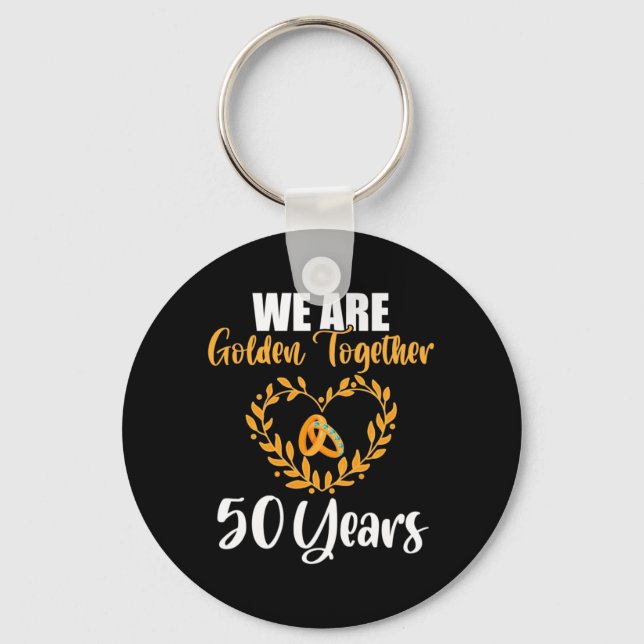 Porte-clés Nous Sommes Golden Ensemble 50 Ans (Recto)