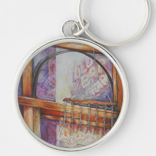 Porte-clés Nous sommes tous des papillons volant autour de la