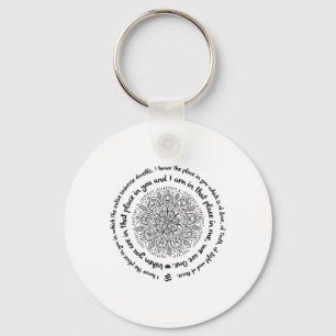 Porte-clés Nous sommes un Namaste Happy Zen Yoga Meditation M