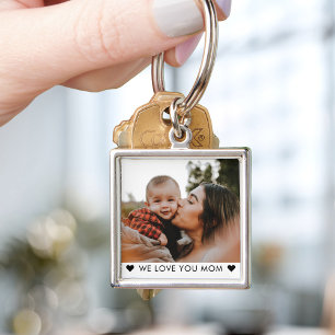 Porte-clés NOUS VOUS AIMONS MAMAN Fête des Mères Photo