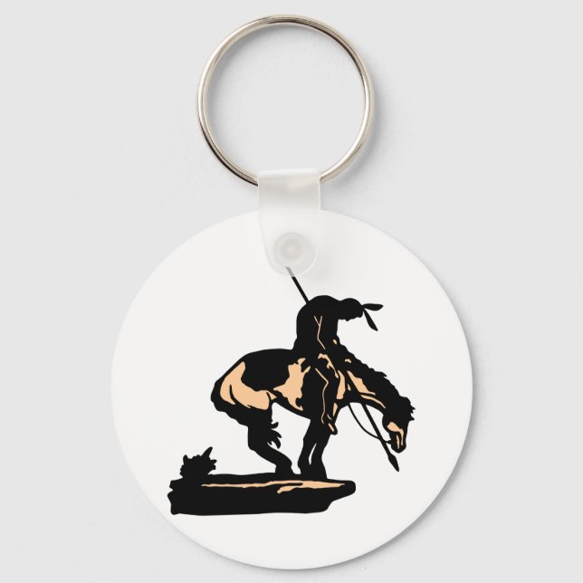 Porte-clés Nouveau bout de piste blanc (Recto)