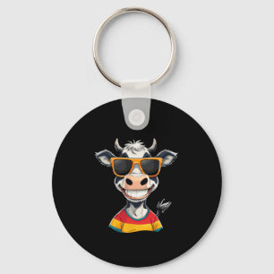 Porte-clés Nouveau design de dessin animé de vache drôle de G