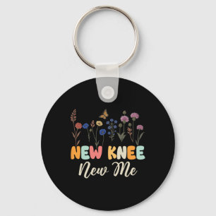 Porte-clés Nouveau Genou Nouveau Moi Drôle de récupération de