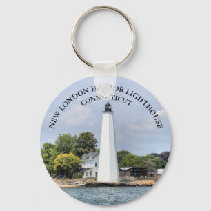 Porte-clés Nouveau phare de London Harbour, Connecticut Porte