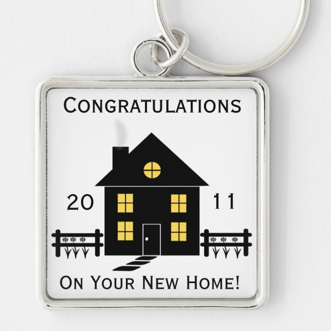 Porte-clés Nouveau porte - clé à la maison de Chambre de (Devant)