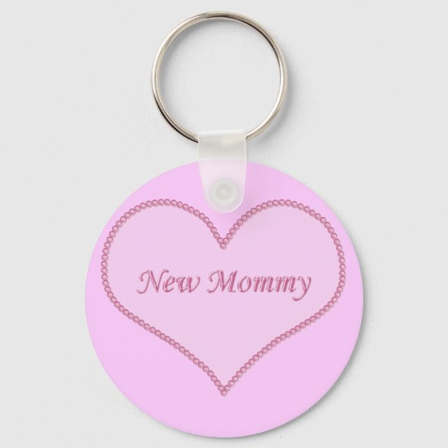 Porte-clés Nouveau Porte - clé maman, rose (Recto)