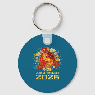 Porte-clés Nouvel an chinois 2026 année du cheval