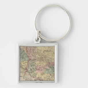 Porte-clés Nouvelle carte du territoire de l'Arizona