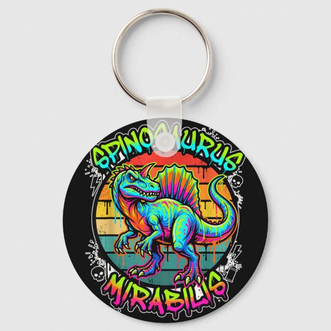 Porte-clés Nouvelle découverte de Spinosaurus Mirabilis 2026  (Recto)