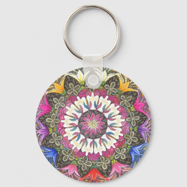 Porte-clés Nouvelle déesse Mandala Porte - clé (Recto)