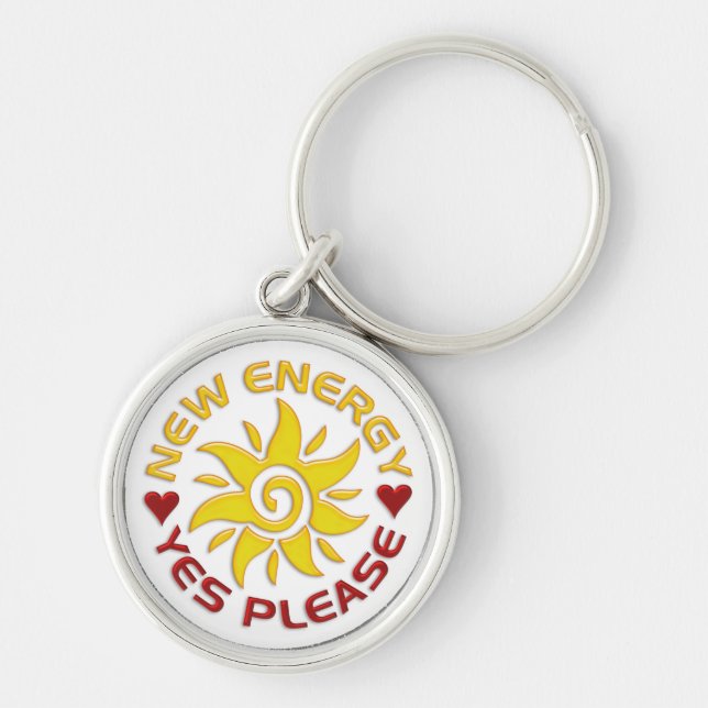 PORTE-CLÉS NOUVELLE ÉNERGIE SOLEIL (Devant)