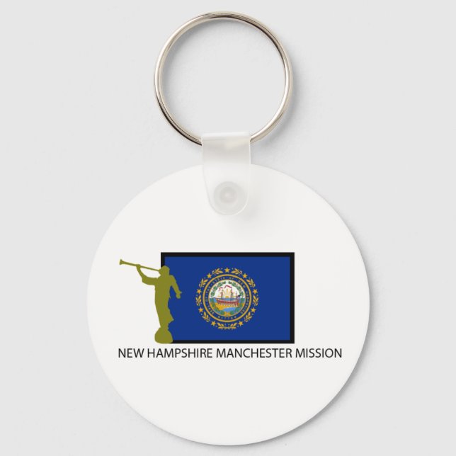 PORTE-CLÉS NOUVELLE HAMPSHIRE MANCHESTER MISSION LDS CTR (Recto)