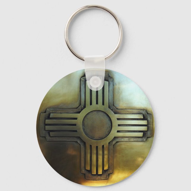 Porte-clés Nouvelle-Mexique Zia (Recto)