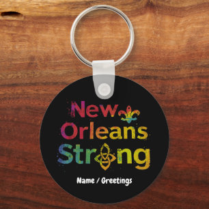 Porte-clés Nouvelle-Orléans Forte Inspirante Fierté de NOLA 