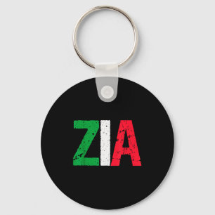 Porte-clés Nouvelle tante italienne Zia cadeau de tante italo
