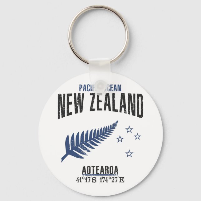 Porte-clés Nouvelle-Zélande (Recto)