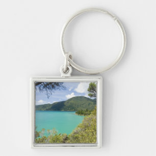 Porte-clés Nouvelle-Zélande, île du Sud, Marlborough Sounds.