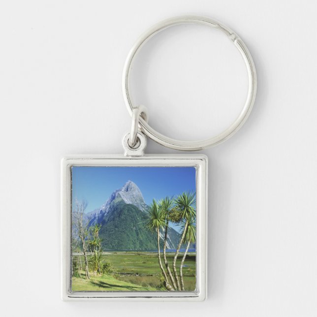 Porte-clés Nouvelle-Zélande, île du Sud,  Mitre Peak, (Devant)