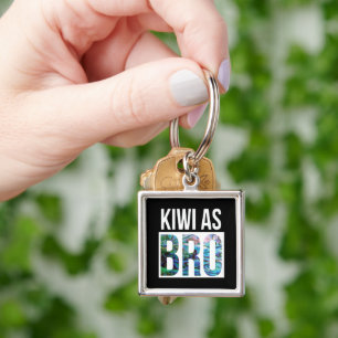 PORTE-CLÉS NOUVELLE-ZÉLANDE KIWI EN TANT QUE BRO PAUA