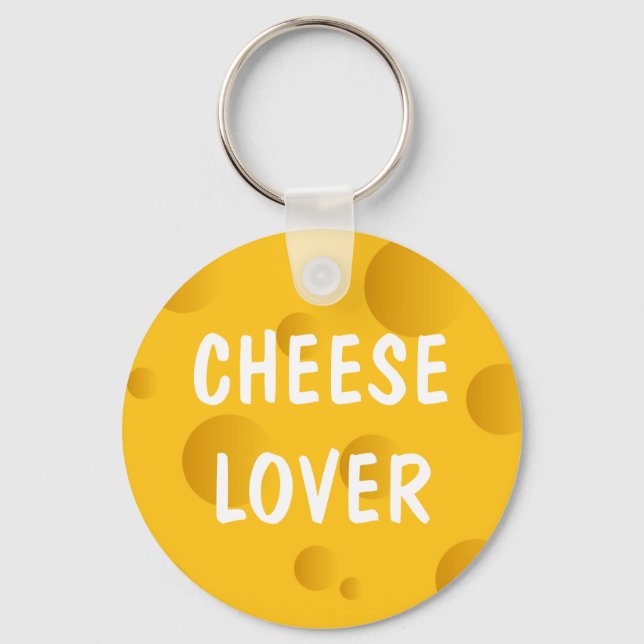 Porte-clés Novelty keychain for Swiss cheese lover (Recto)