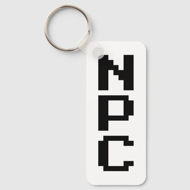 Porte-clés NPC - Caractère non jouable (Recto)