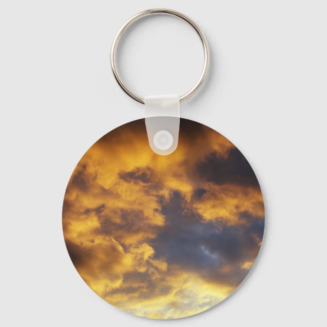 Porte-clés Nuages de coucher de soleil (Recto)