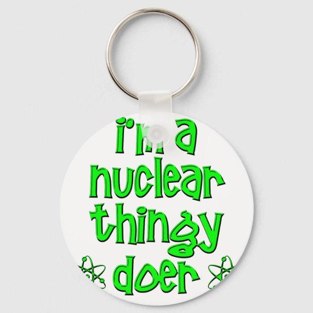 Porte-clés nucléaire drôle (Recto)