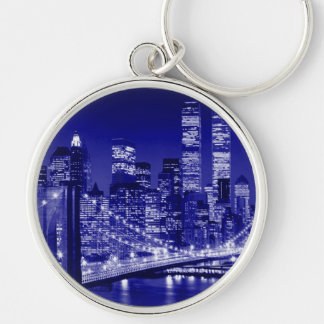 Porte-clés Nuit bleue à New York