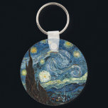 Porte-clés Nuit étoilée<br><div class="desc">Nuit étoilée par Vincent Van Gough</div>