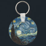 Porte-clés Nuit étoilée<br><div class="desc">Nuit étoilée par Vincent Van Gough</div>