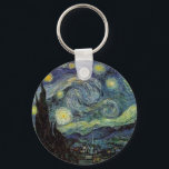 Porte-clés Nuit étoilée - van Gogh<br><div class="desc">De la lampe du mineur de Nuenen à celle qu'il plaça sur son rebord de fenêtre suivant la scène avec Gauguin ; de la vedette du soir il nota en 1875 dans Corot Olive Orchard à la lettre qu'il écrivit à son frère en août 1888, dans laquelle il disait :...</div>