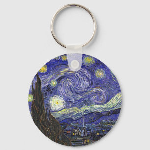 Porte-clés Nuit étoilée, Vincent Van Gogh.